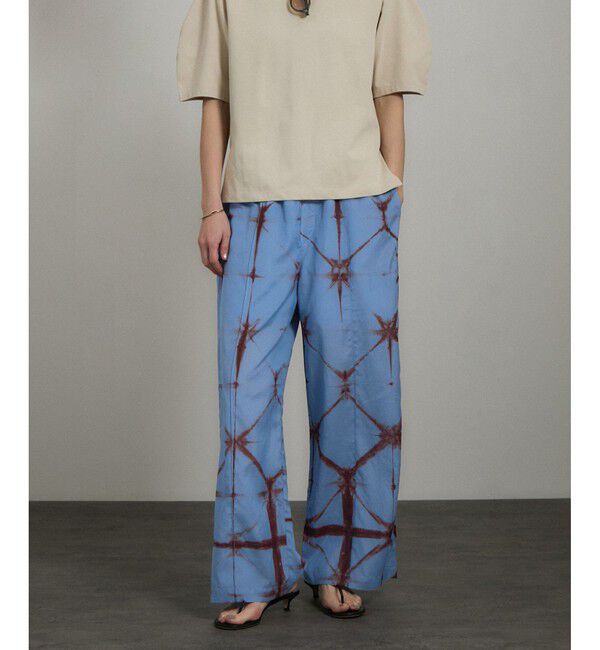 SALON adam et rope'「タイダイイージーパンツ」|チノ|