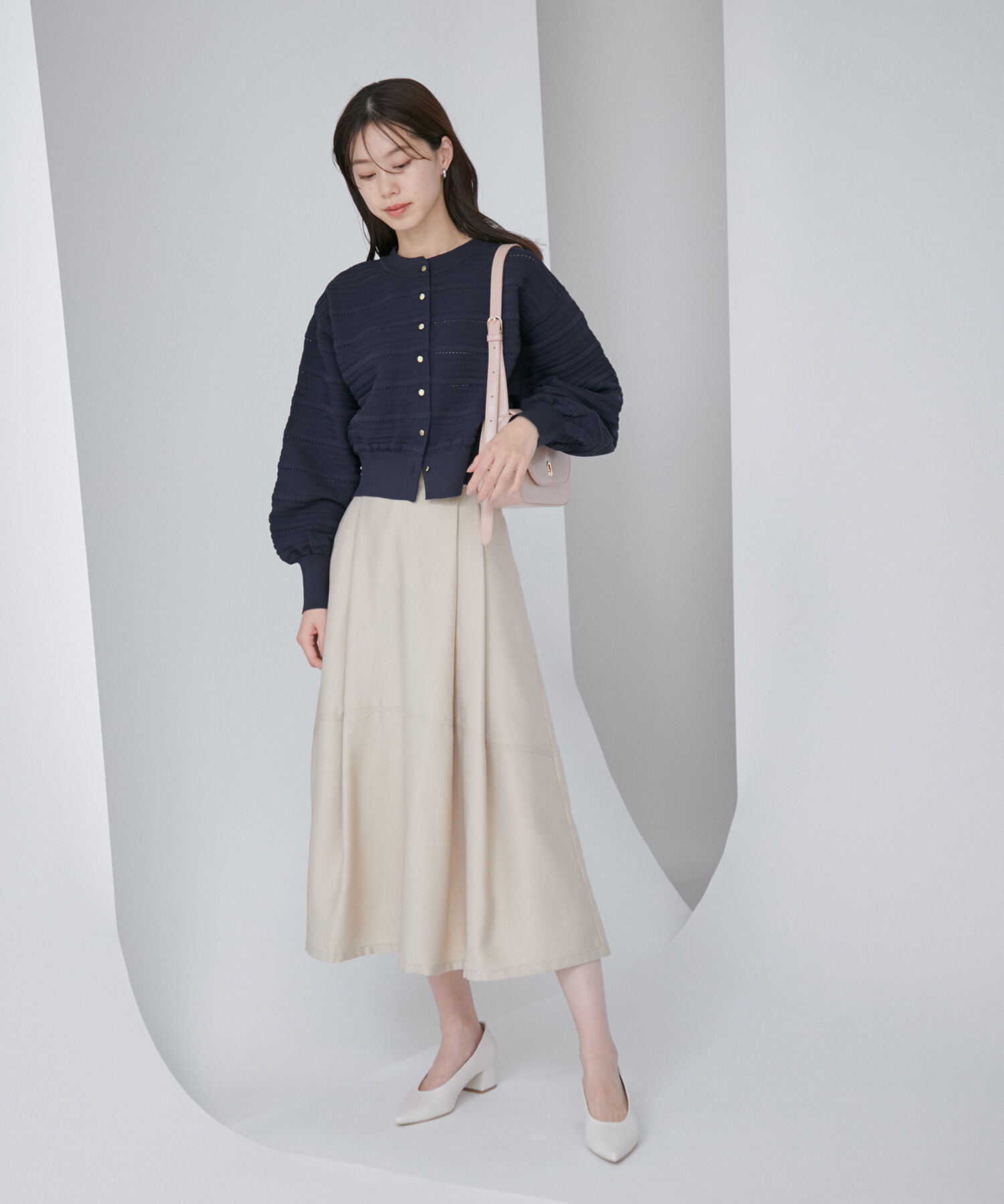 Juze「ポインテッドソフトパンプス」|パンプス|