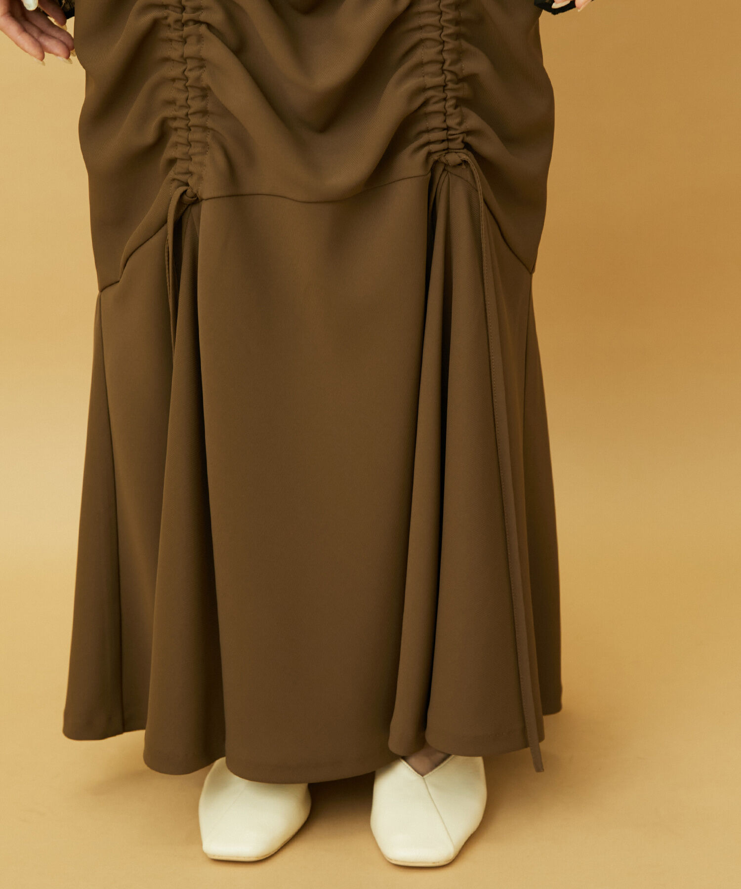 VIS「【洗える】ドロストマーメイドスカート」|スカート|