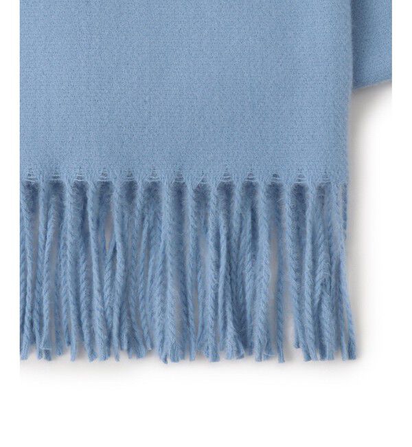 VIS「【リサイクルポリ】なめらかタッチ無地大判ストール」|ストール|