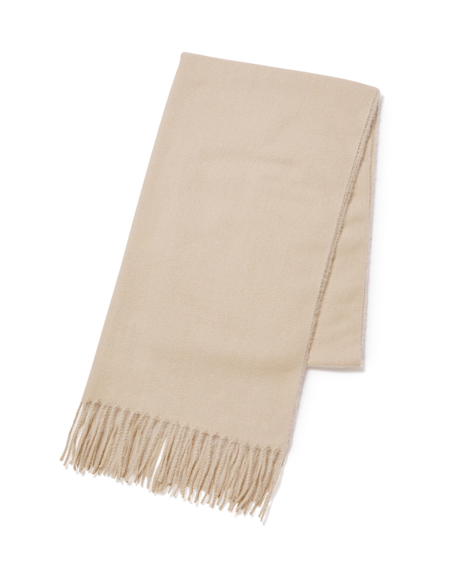 VIS「【リサイクルポリ】なめらかタッチ無地大判ストール」|ストール|