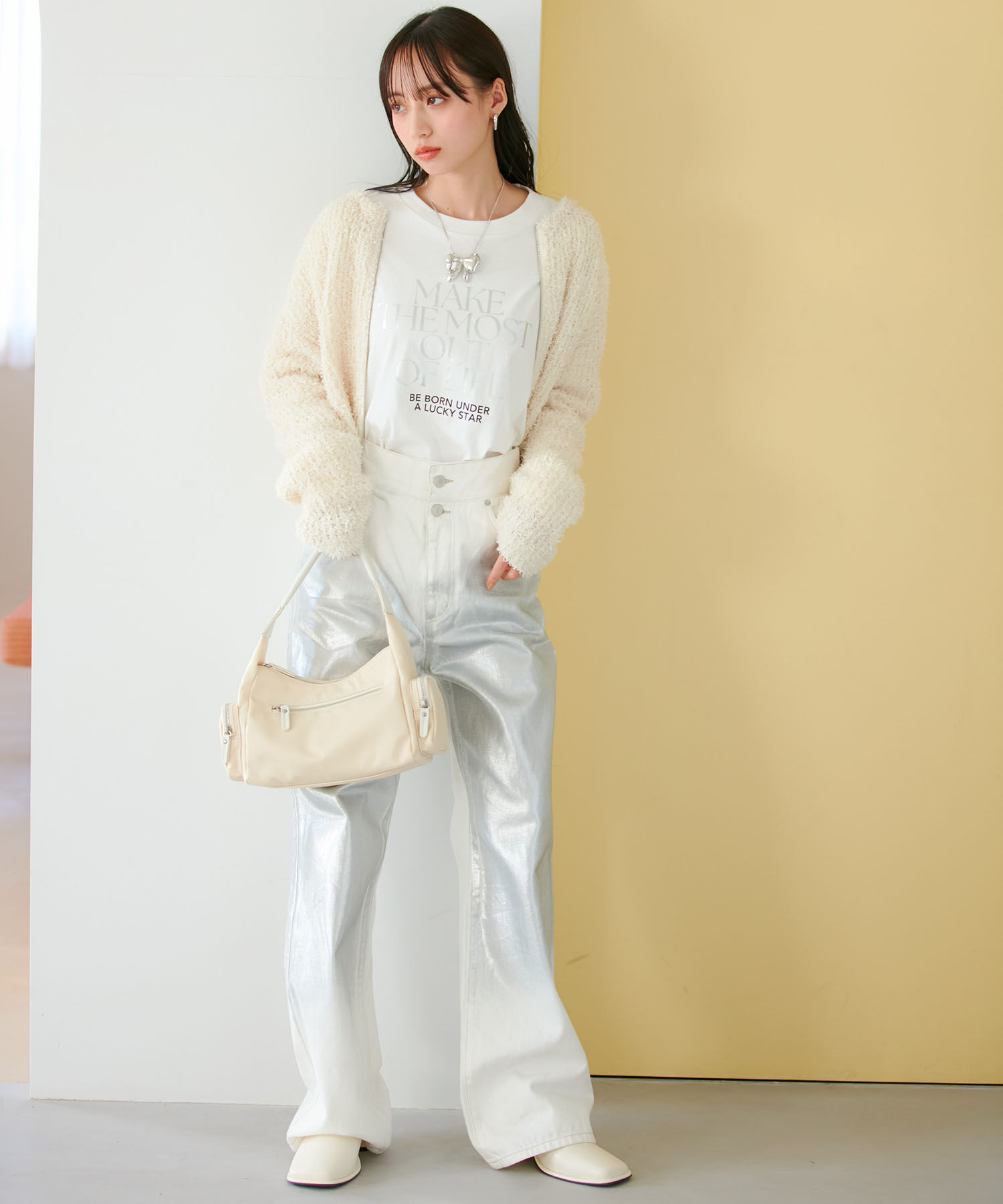 VIS「マシュマロハンドルワンショルダーバッグ」|ハンドバッグ|