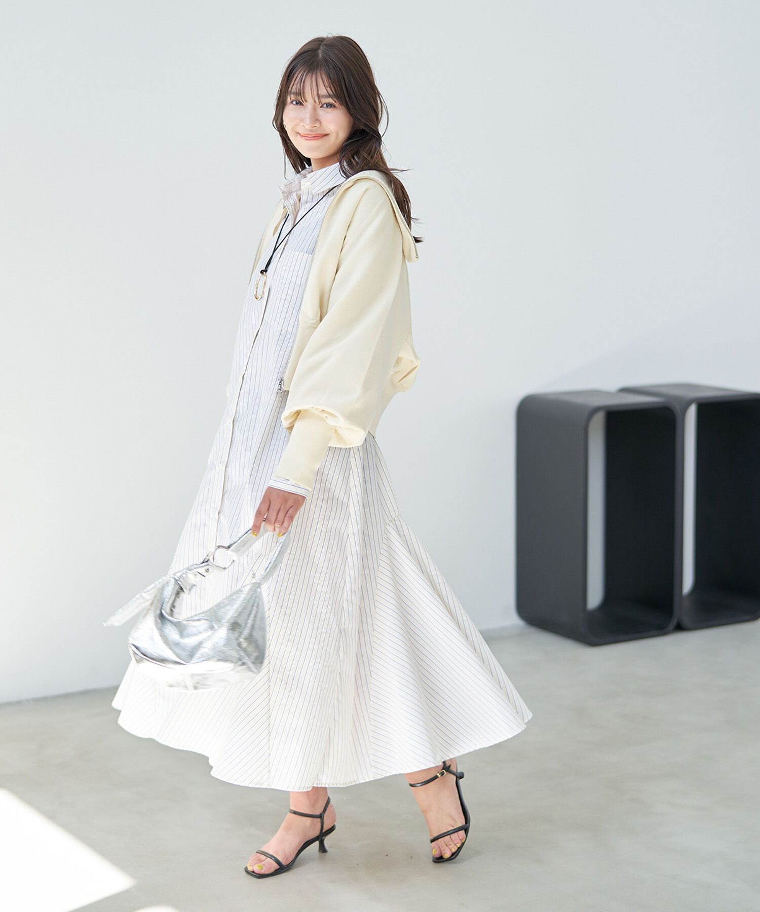 VIS「Wジップニットカーディガン」|カーディガン|