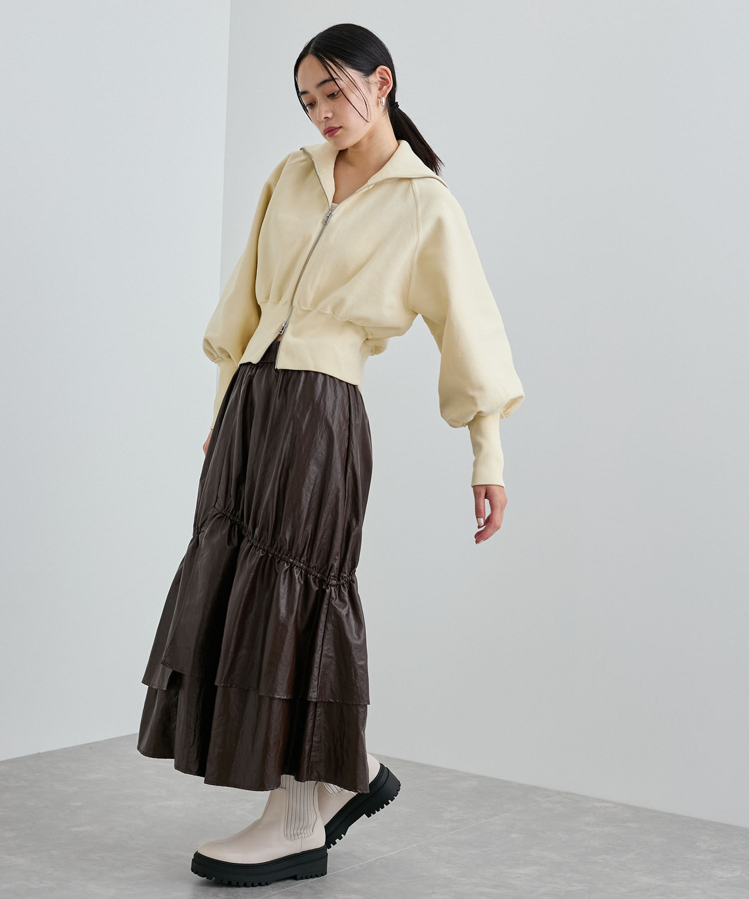 VIS「Wジップニットカーディガン」|カーディガン|