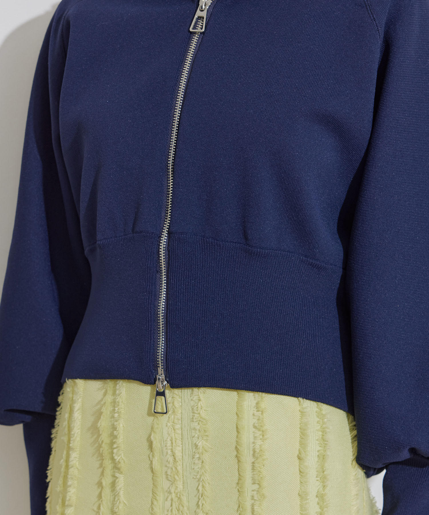 VIS「Wジップニットカーディガン」|カーディガン|