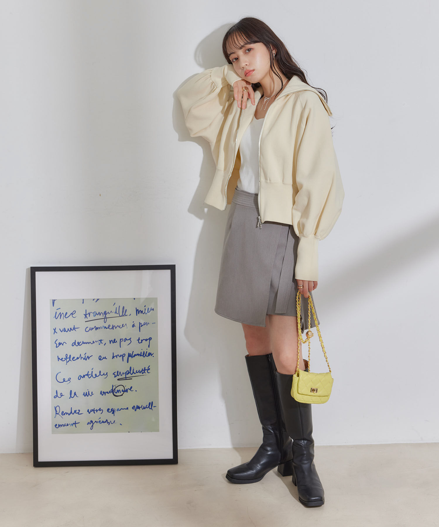 VIS「Wジップニットカーディガン」|カーディガン|