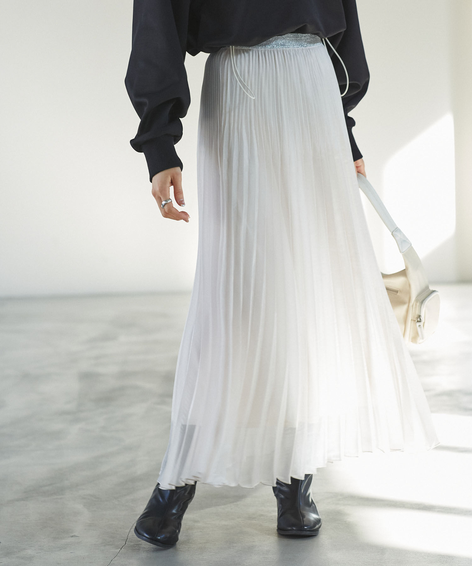 VIS「スパークルプリーツスカート」|スカート|