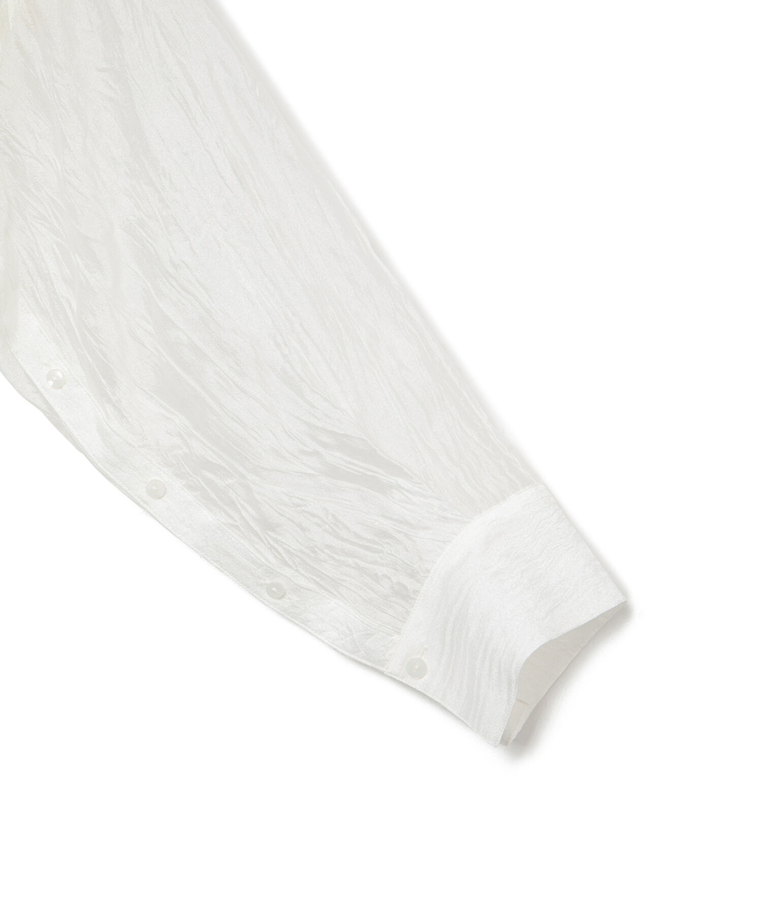 VIS「【洗える】【マルチWAY】シワ加工シアーシャツ」|シャツ・ブラウス|