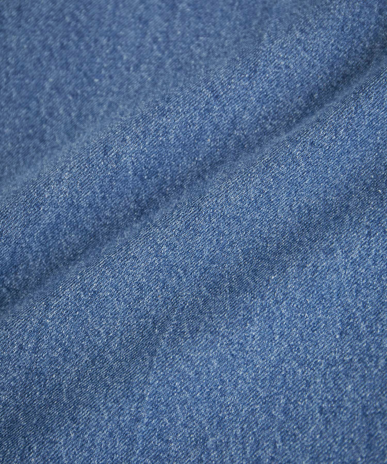 VIS「【洗える】センタープレスワイドデニム」|デニム|