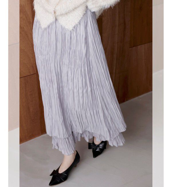 VIS「ワッシャーIラインスカート」|スカート|