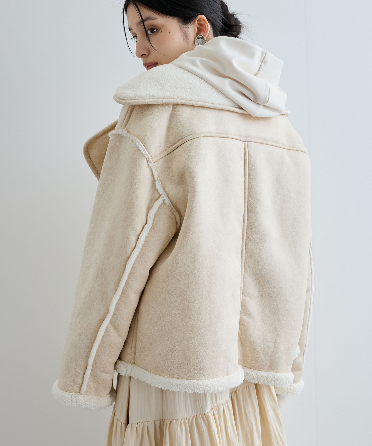 VIS「切替ディテールエコムートンフライトジャケット」|その他|