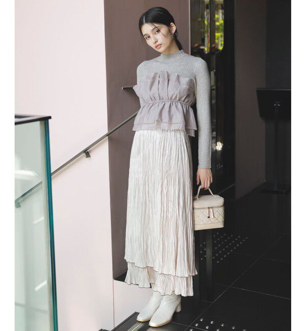 VIS「ゆれるキーチャームがレディなバニティバッグ」|ハンドバッグ|