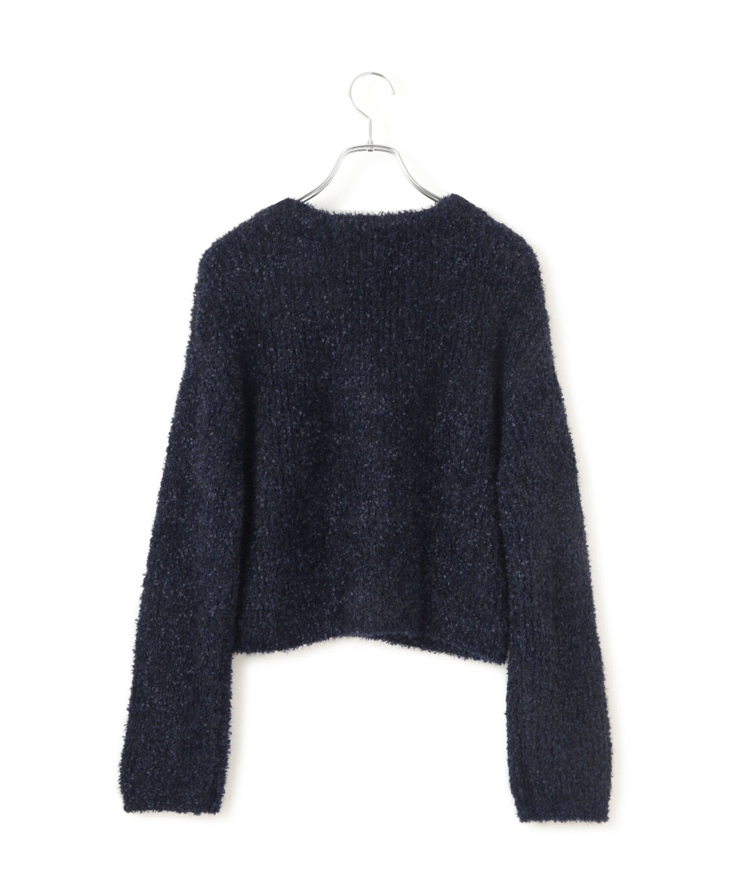 VIS「フェザーリボンヤーン多釦カーディガン」|カーディガン|