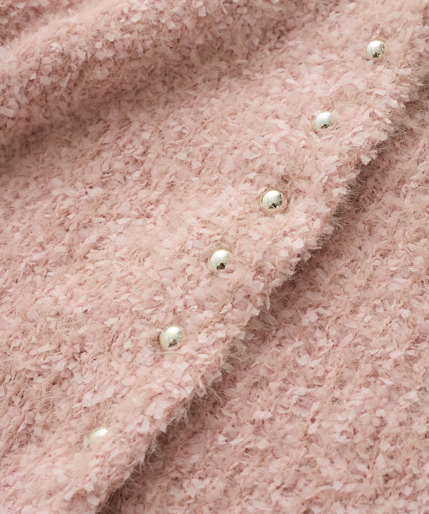 VIS「フェザーリボンヤーン多釦カーディガン」|カーディガン|