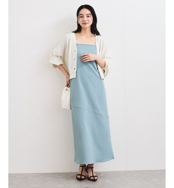 VIS「リンクス柄コクーンカーディガン」|カーディガン|