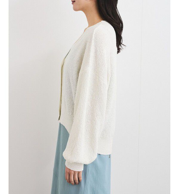 VIS「リンクス柄コクーンカーディガン」|カーディガン|