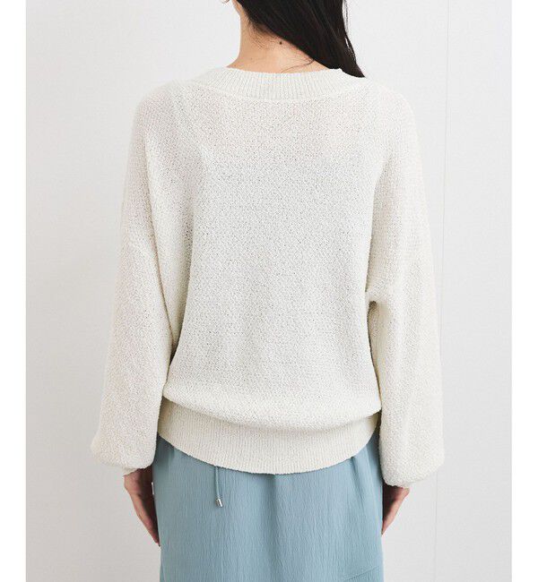 VIS「リンクス柄コクーンカーディガン」|カーディガン|