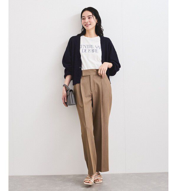 VIS「リンクス柄コクーンカーディガン」|カーディガン|