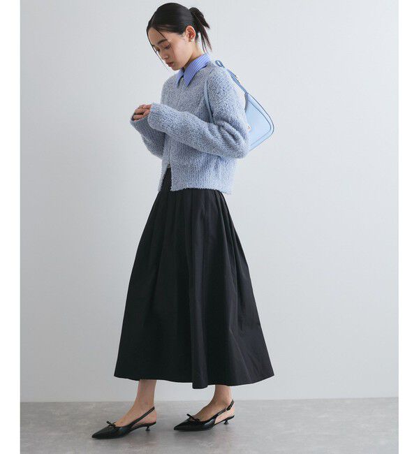 VIS「【洗える】タックプリーツフレアスカート」|スカート|