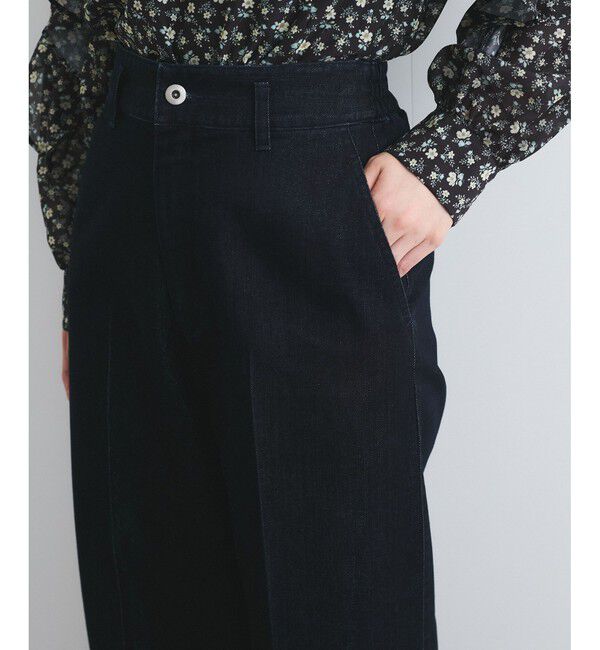 VIS「グリッターワイドデニムパンツ」|デニム|