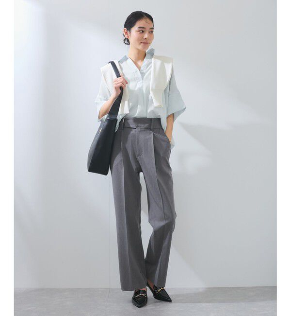 VIS「【WEB限定】バックシャンスキッパーブラウス」|シャツ・ブラウス|