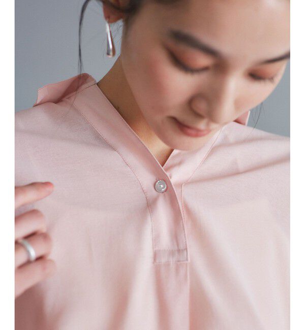 VIS「【WEB限定】バックシャンスキッパーブラウス」|シャツ・ブラウス|