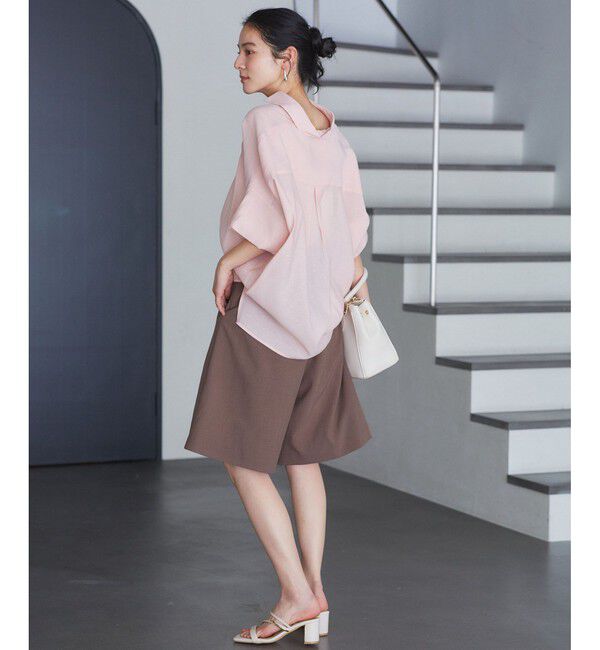 VIS「【WEB限定】バックシャンスキッパーブラウス」|シャツ・ブラウス|