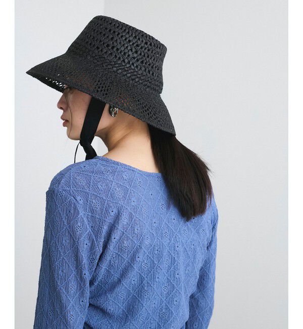 VIS「リボンつき雑材ハット」|ハット|