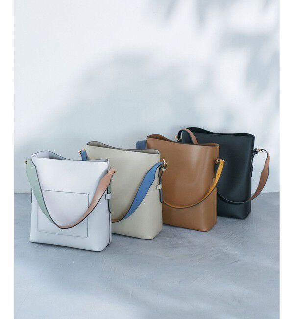 VIS「【新色追加】【A4収納】リバーシブルハンドルワンショルダーバッグ」|トートバッグ|