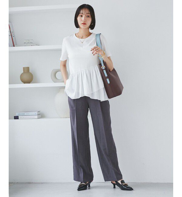 VIS「【新色追加】【A4収納】リバーシブルハンドルワンショルダーバッグ」|トートバッグ|