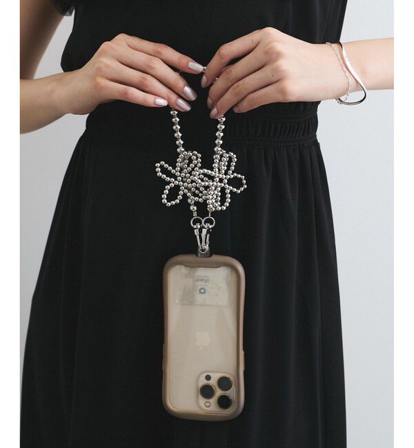 VIS「ボールフラワーハンドスマホストラップ」|その他|シルバー