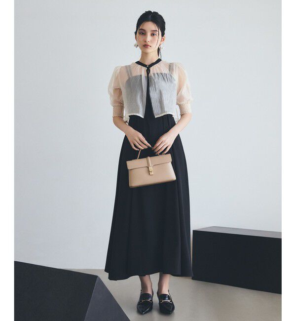 VIS「【VIS DRESS】【3WAY】シアートップスセットキャミドレス」|ワンピース|