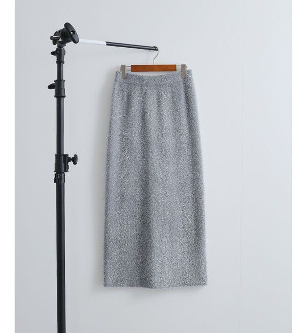 VIS「【セットアップ対応】ラメシャギーニットスカート【静電気防止】」|スカート|