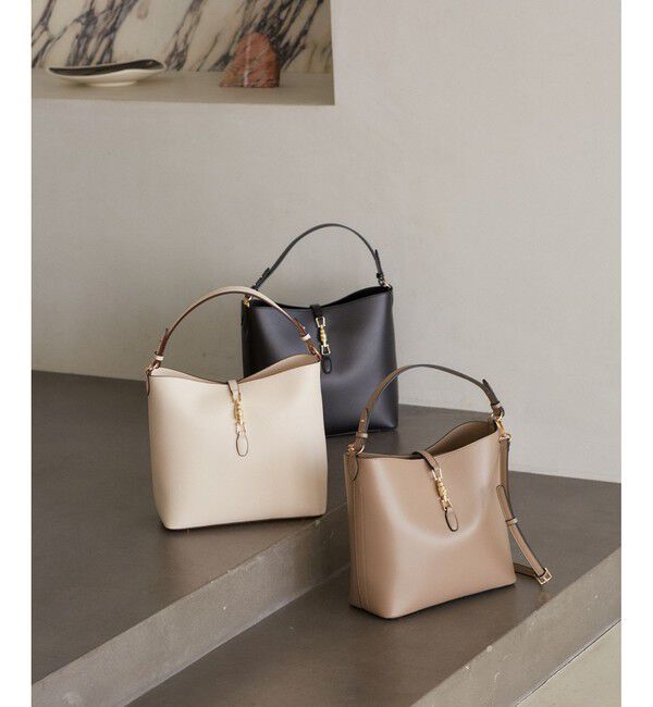 VIS「【2WAY】3層ワンショルダーホーボーバッグ」|ショルダー・メッセンジャー|