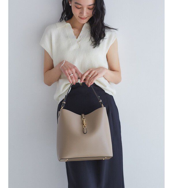 VIS「【2WAY】3層ワンショルダーホーボーバッグ」|ショルダー・メッセンジャー|