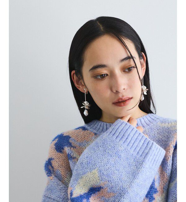 VIS「メタルフラワーイヤリング」|イヤリング|