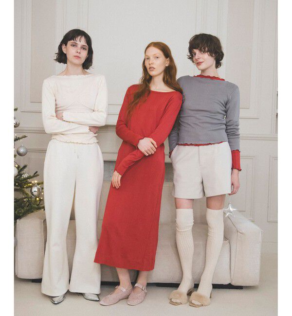 VIS「【Miller】VIS別注モデルバックオープンカットワンピース【洗える】」|ワンピース|