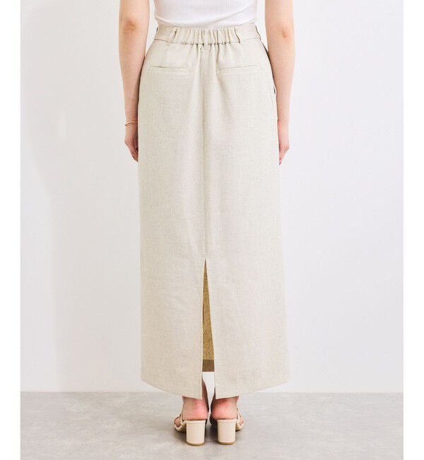 VIS「【セットアップ対応】Iラインスリットスカート」|スカート|