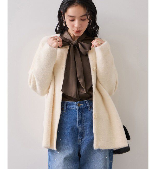 VIS「サテンボウタイブラウス」|シャツ・ブラウス|