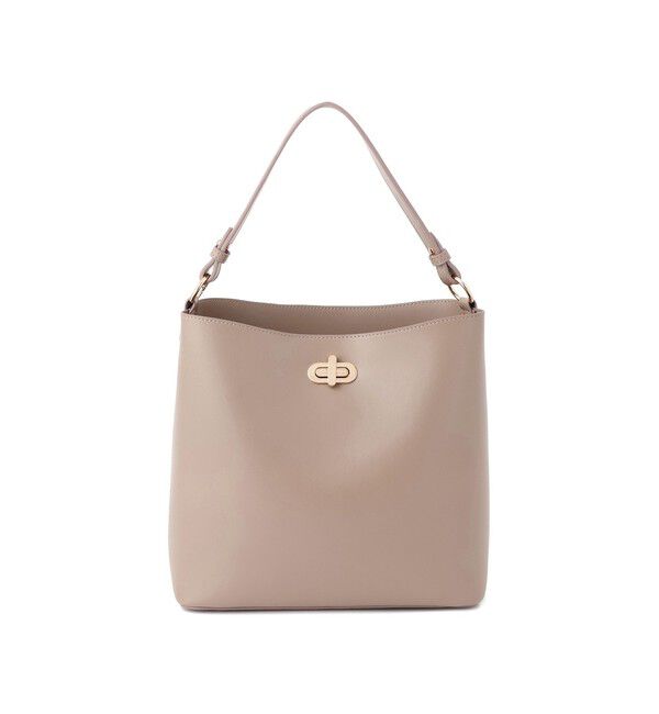 VIS「楕円ひねり3層ショルダーバッグ/2WAY」|ショルダー・メッセンジャー|ベージュ(27)