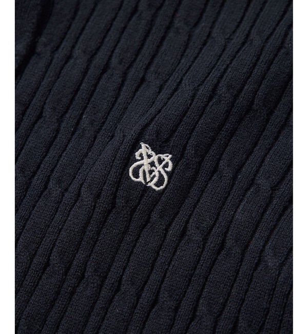 VIS「 ケーブルコンパクトカーディガン」|カーディガン|