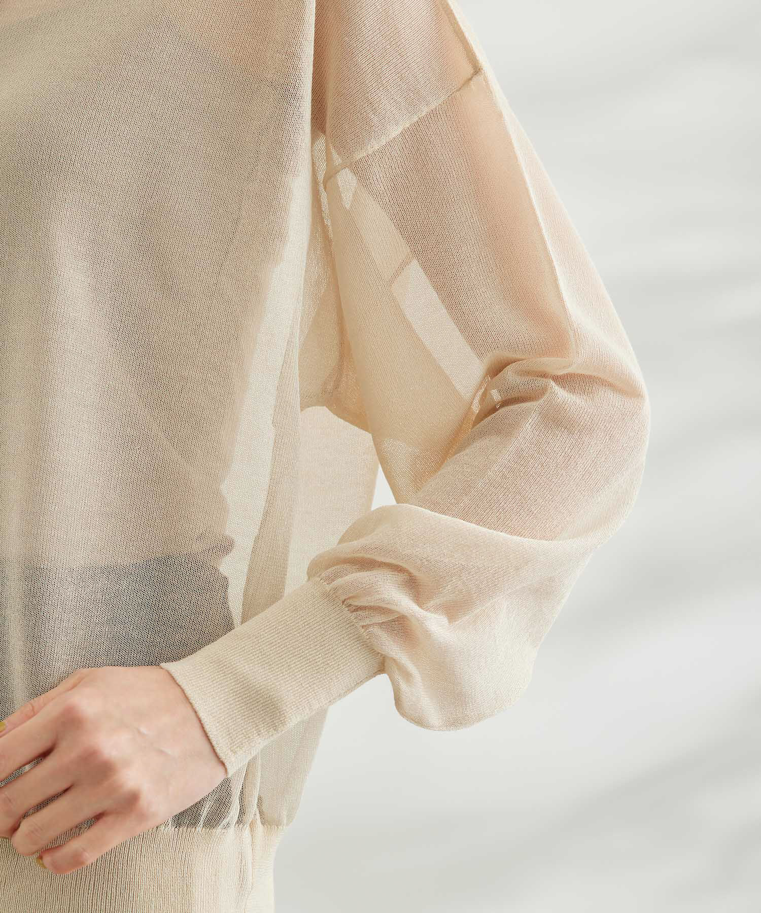 Rope&rsquo;Picnic「【WEB限定カラー:ピンク】2WAY/シアーカーディガン」|カーディガン|