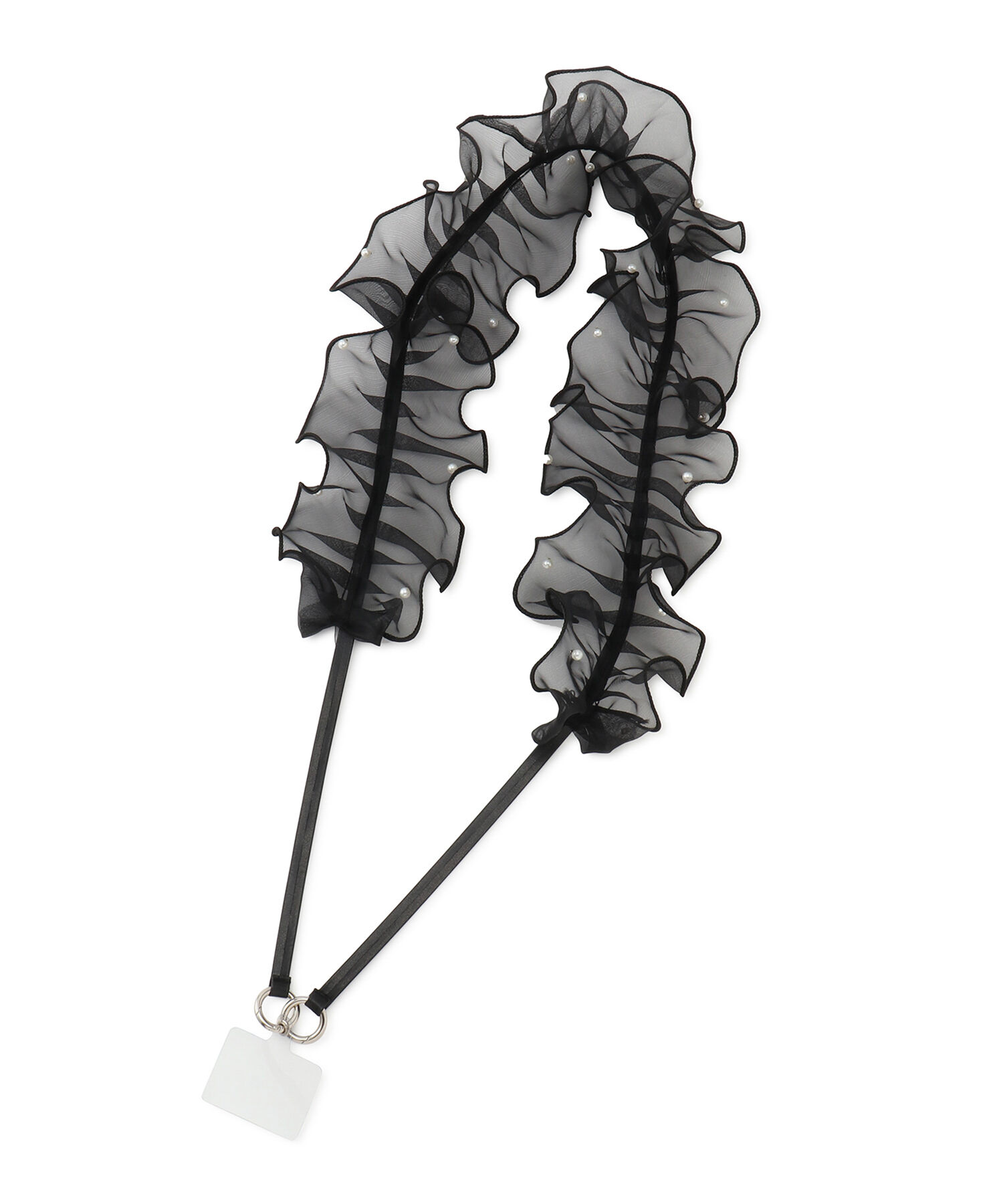 ROPE PICNIC PASSAGE「パールオーガンジーフリルショルダーストラップ」|その他|