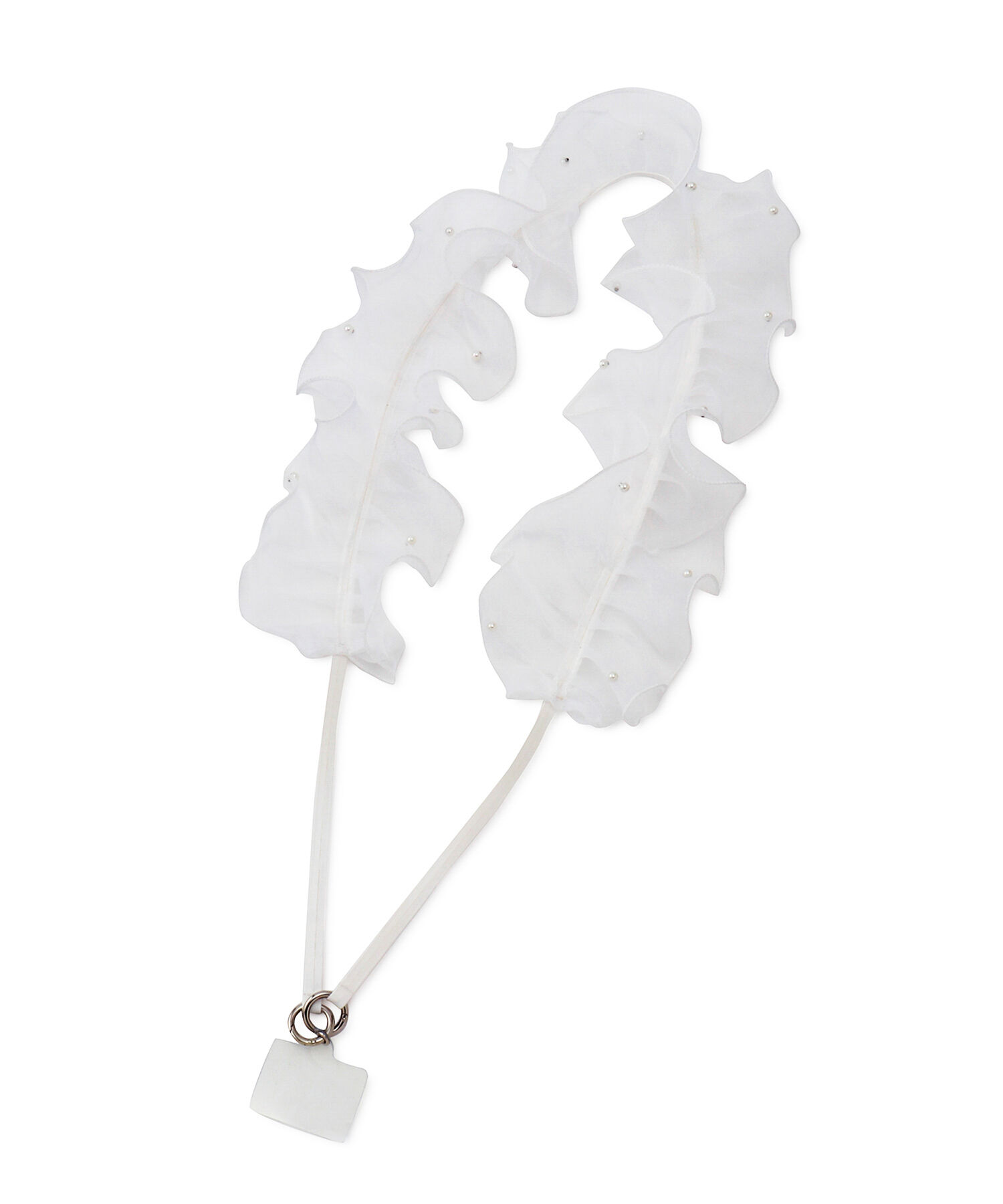 ROPE PICNIC PASSAGE「パールオーガンジーフリルショルダーストラップ」|その他|