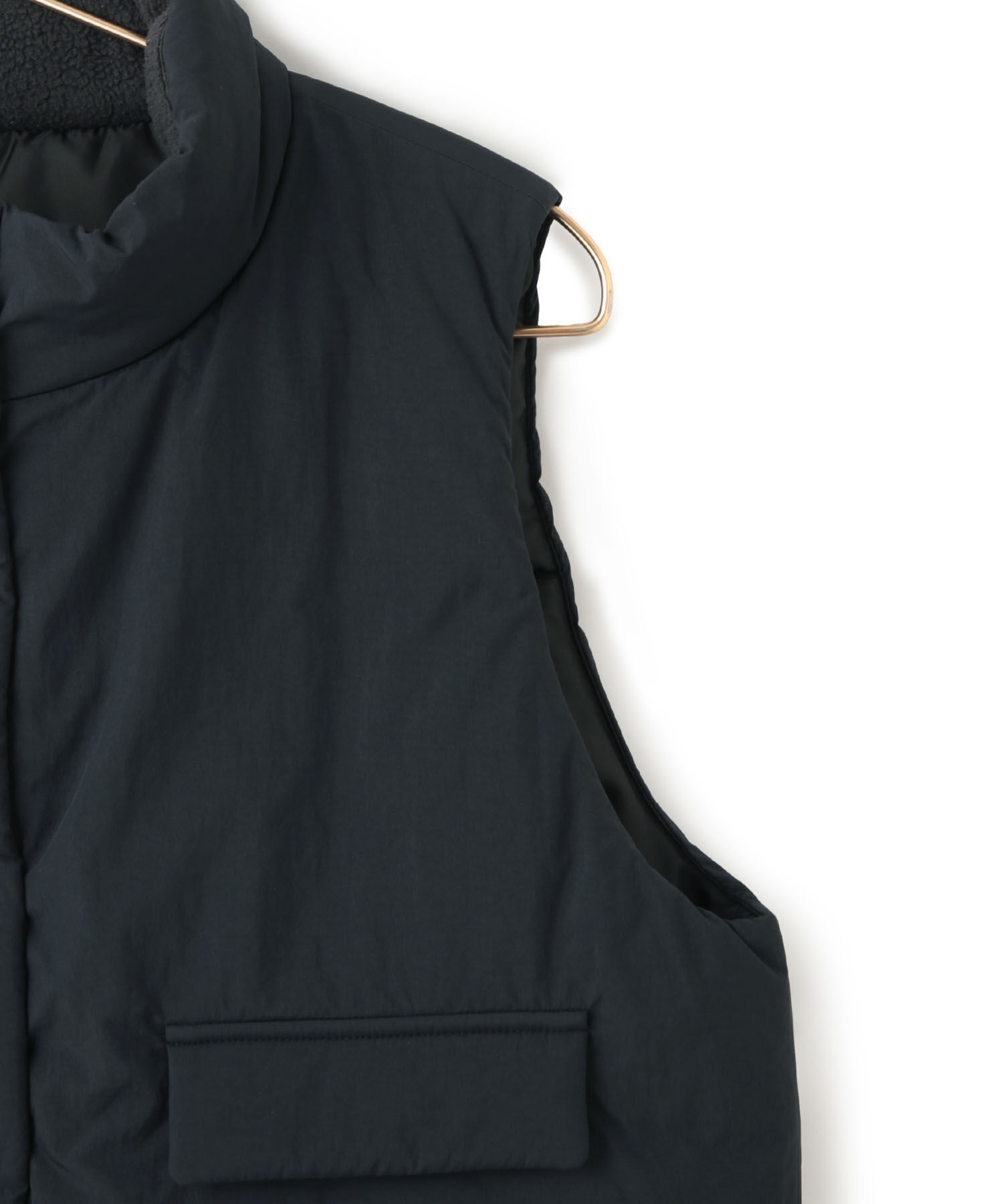 ROPE PICNIC PASSAGE「中わたショートベスト」|ベスト・ジレ|