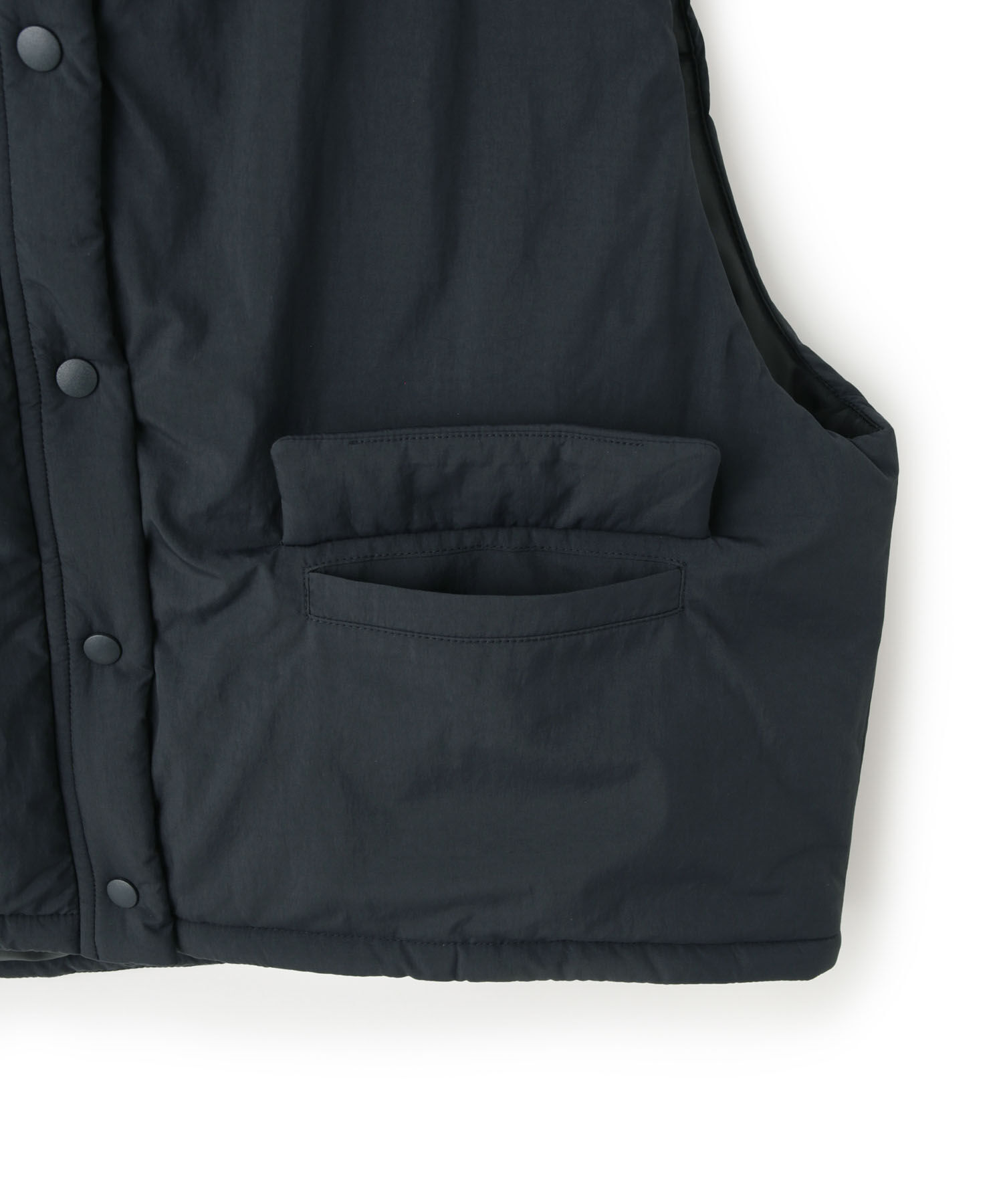 ROPE PICNIC PASSAGE「中わたショートベスト」|ベスト・ジレ|