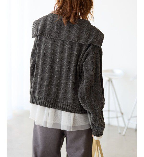 Rope&rsquo;Picnic「アンジェリーナモールニットスキッパープルオーバー」|ニット・セーター|