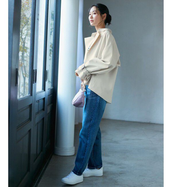 Rope&rsquo;Picnic「【撥水加工・花粉ガード】ショートトレンチコート スプリングコート」|トレンチコート|