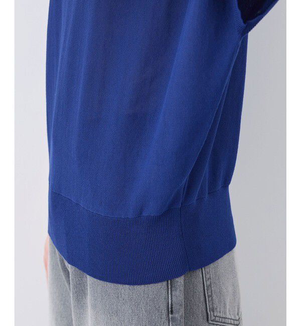 Rope&rsquo;Picnic「【UVカット・吸水速乾・遮熱】Comfort Seriesコンフォートシリーズ/二の腕が隠れるニット」|ニット・セーター|