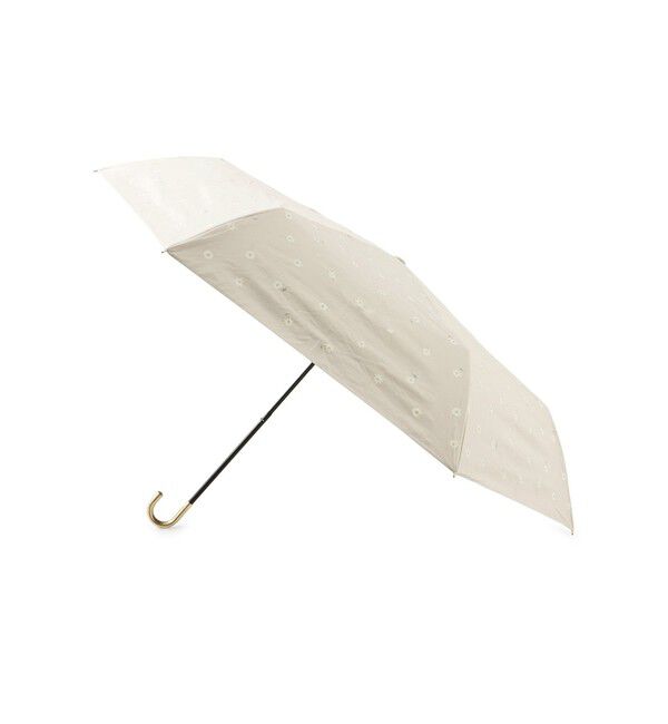 ROPE PICNIC PASSAGE「【Wpc.】【晴雨兼用・遮光】ゴールドラインマーガレット折りたたみ日傘」|傘|